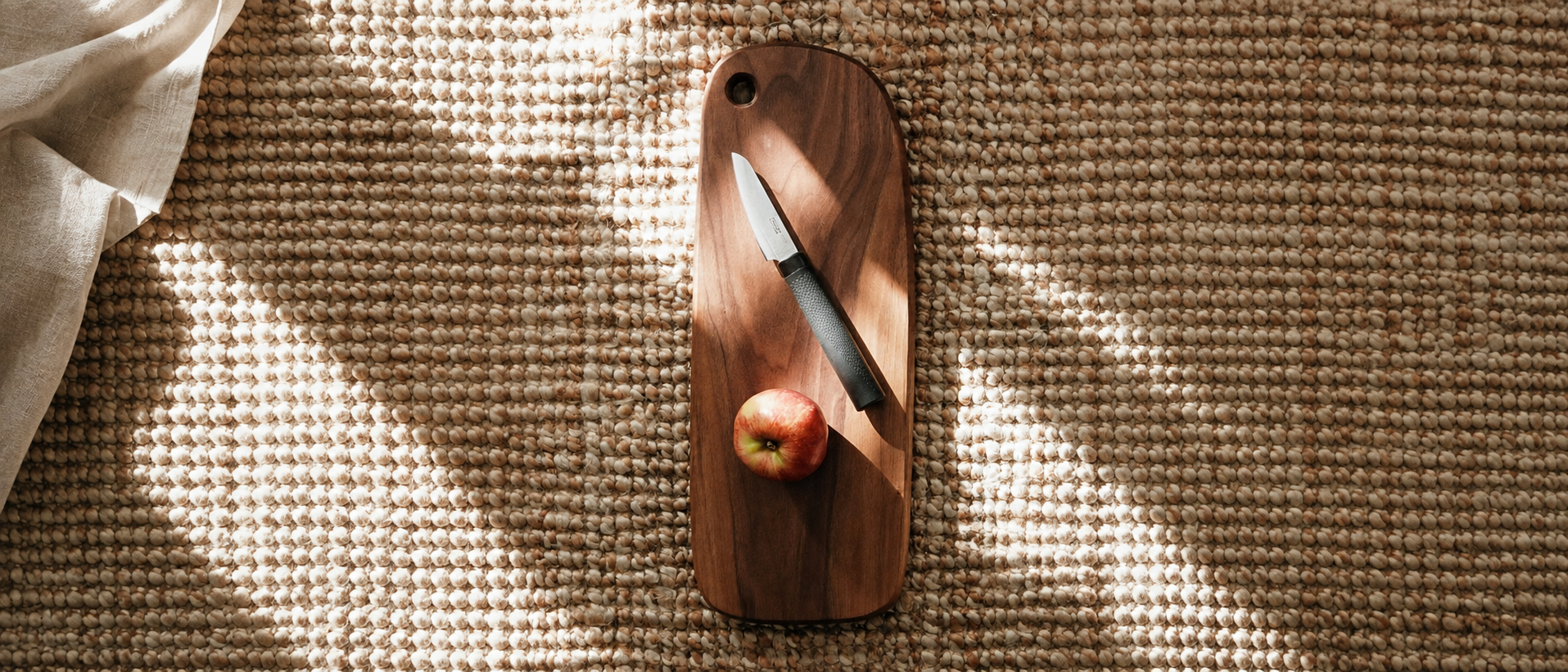Carving board in everyday kitchen use