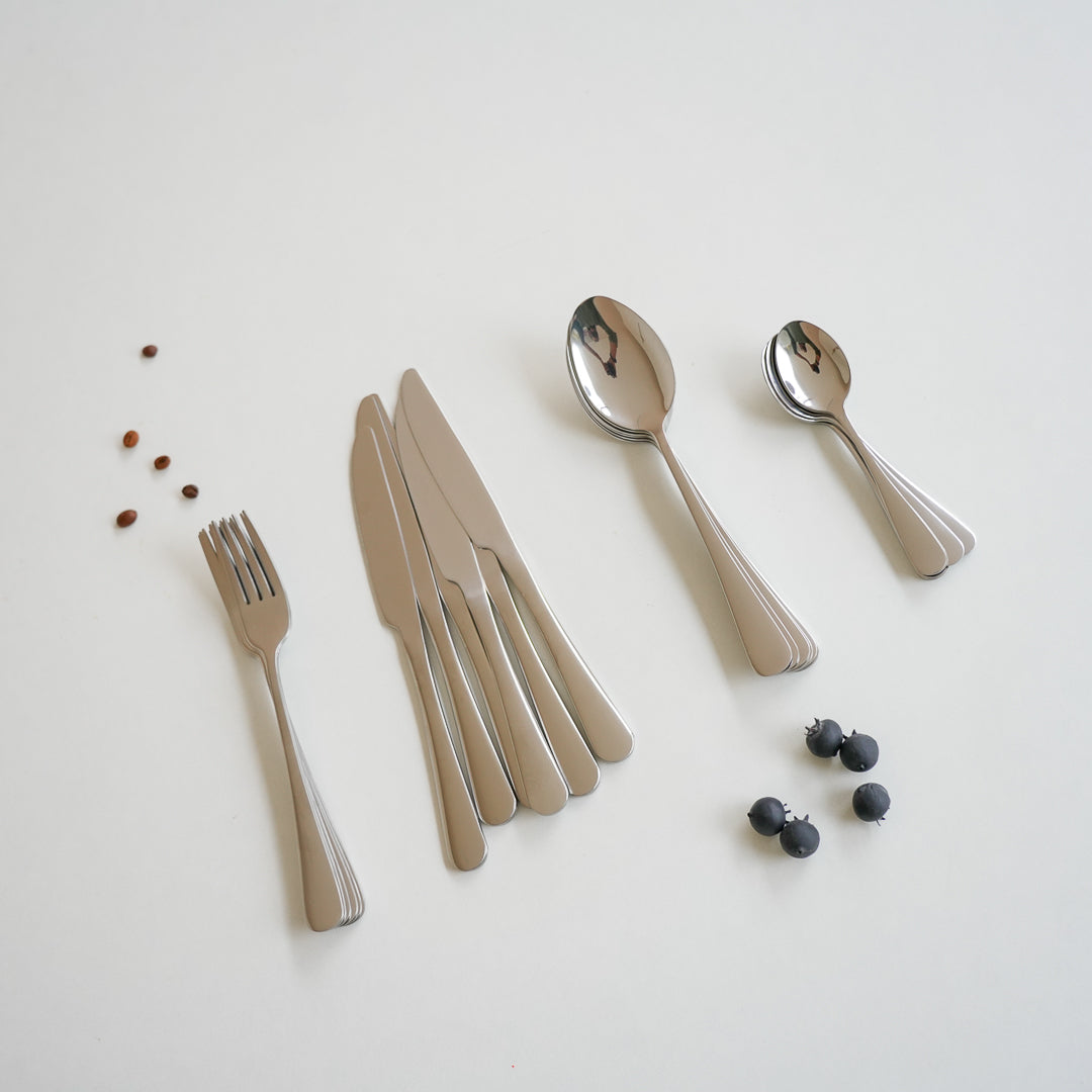 24-Piece Stainless Steel Cutlery Set | | Gold | Silver - Image 11