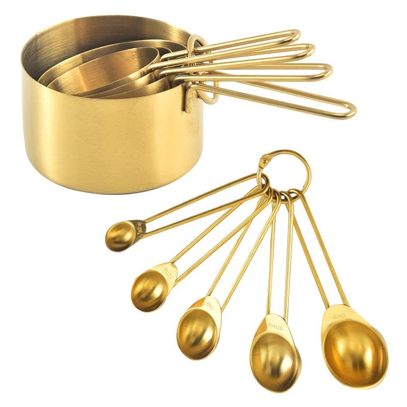 Gold Kitchen - Set of 4 Measuring Cups - Image 5
