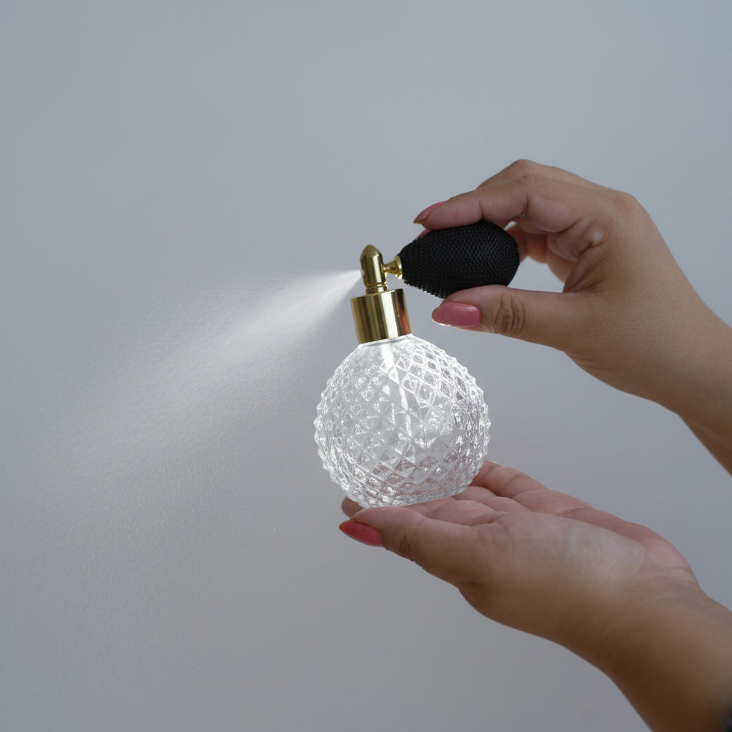 Glass Bitter Spray Bottle with Air Pump - Cocktail & Food Aroma Atomizer (100 ml) - Image 3